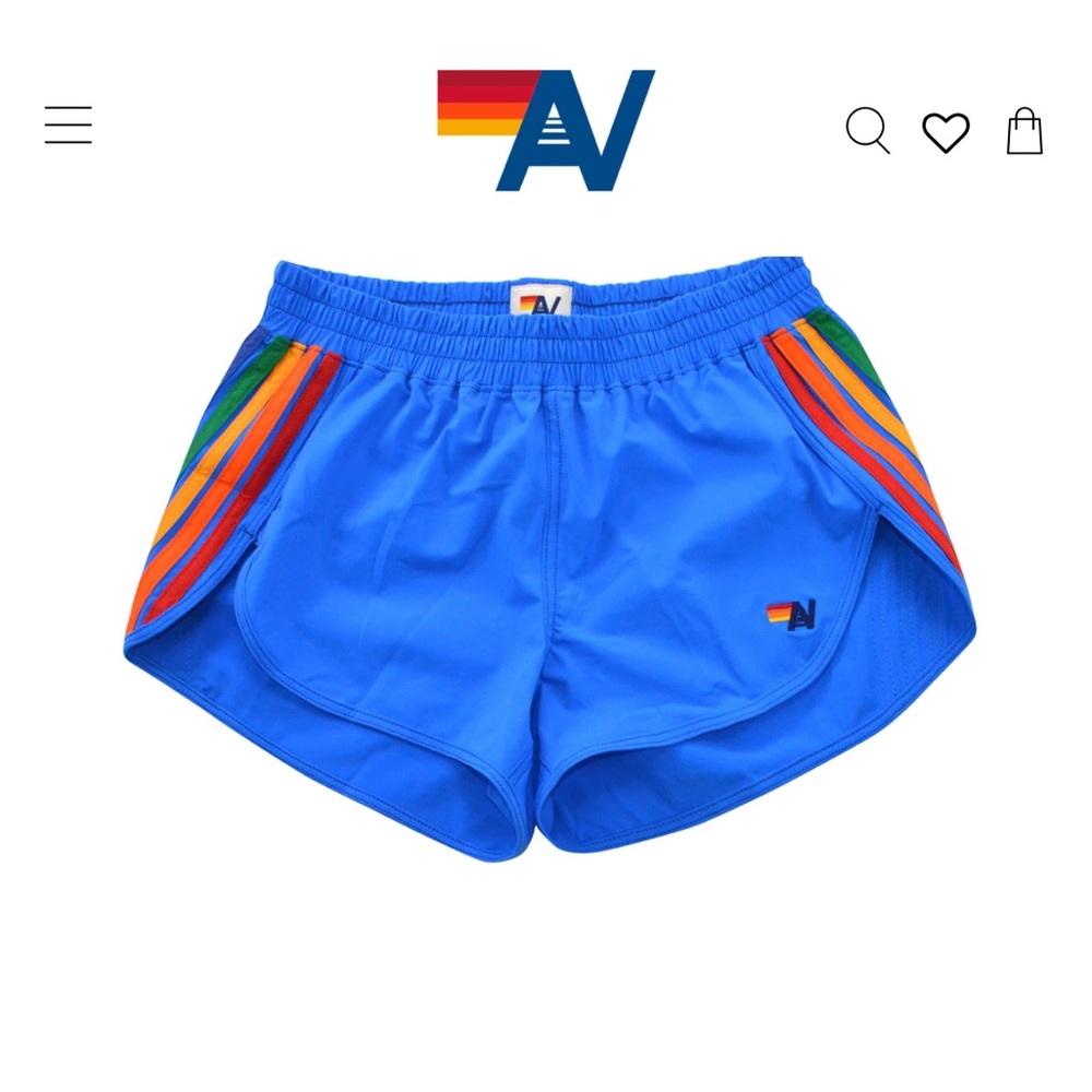 Brand new tags still attached AVIATOR NATION WOMEN'S 5 STRIPE FLEX BOARD SHORTS